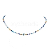 Glass Beaded Necklaces NJEW-JN04896-01-1