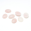 Natural Rose Quartz Gemstone Cabochons G-T020-18x25mm-17-1