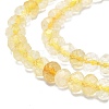 Natural Citrine Beads Strands G-F715-091-3