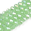 Electroplate Glass Beads Strands EGLA-A034-J6mm-B03A-1