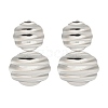 Tarnish Resistant 304 Stainless Steel Stud Earrings for Women EJEW-A108-12P-1