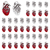 DICOSMETIC 60Pcs 2 Style Tibetan Style Alloy Pendants FIND-DC0003-50-1