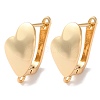Brass Hoop Earrings Findings KK-B105-05G-02-1