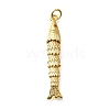 Brass Micro Pave Cubic Zirconia Pendants KK-R217-01G-05-1