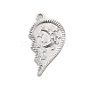 Brass Micro Pave Cubic Zirconia Pendants KK-L228-25B-P-1