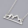 304 Stainless Steel Alps Pendant Necklaces X-NJEW-Z001-01S-4