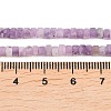 Natural Lepidolite/Purple Mica Stone Beads Strands G-G345-C18-2x4mm-5