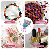 50Pcs Heart Printed Organza Bags OP-TADJ0001-01A-6