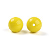 Opaque Solid Color Glass Beads GLAA-N007-10mm-A02-2