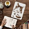 Plastic Reusable Drawing Painting Stencils Templates DIY-WH0202-285-3