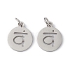 Non-Tarnish 304 Stainless Steel Charms STAS-Q201-T447P-1