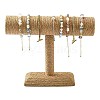 T Bar Straw Rope Bracelet/Bangle Display Stands BDIS-N019-03-1