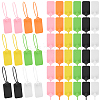 120Pcs 6 Colors Plastic Anti-Theft Buckles ODIS-GO0001-07-1