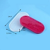 Oval DIY Food Grade Silicone Coaster Molds PW-WG75260-01-1