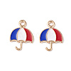 Independence Day Alloy Enamel Pendants ENAM-K067-38-1