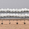 Baking Paint Transparent Glass Beads Strands DGLA-N011-4mm-01-4