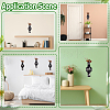 Iron Self Adhesive Flower Vases AJEW-WH20020-431A-5