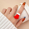 Christmas Cartoon Resin Finger Rings WG579E9-07-1