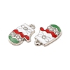 Christmas Alloy Enamel Pendants ENAM-M053-10P-2