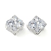 Brass Micro Pave Cubic Zirconia Beads KK-S336-07S-C-1