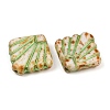 Czech Pressed Glass Beads GLAA-I061-09-2