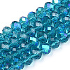 Electroplate Glass Beads Strands LS-EGLA-A034-T10mm-L25-1