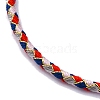 Polyester Cord Braided Bracelet Makings MAK-Z003-01P-29-2