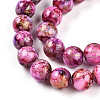 Baking Paint Glass Beads Strands X-DGLA-N003-10mm-B03-4
