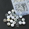 375Pcs 15 Styles Acrylic Beads MACR-YW0002-59C-2