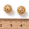 Rack Plating Brass Pave Cubic Zirconia Beads KK-M285-32C-KCG-3