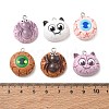 Spooky Halloween Opaque Resin Pendants RE-CBA4C51-01P-3