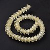 Transparent Glass Beads Strands LAMP-H061-01C-05-4