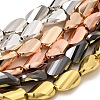 Electroplate Glass Beads Strands EGLA-F166-05B-1