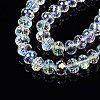 Electroplate Transparent Glass Beads Strands EGLA-N002-16-B03-6