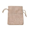 Burlap Packing Pouches Drawstring Bags ABAG-Q050-7x9-01-2