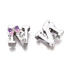 Alloy Enamel Letter Slide Charms PALLOY-K241-N-2