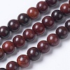 Imitation Burmese Wood Beads Strands X-WOOD-J001-03-8mm-1-1