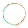 Glass Seed Beads & CCB Beads Stretch Bracelets TB4137-53-1