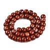 Natural Red Jasper Beads Strands G-T138-147-2