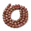 Natural Argentina Rhodochrosite Beads Strands G-D864-14-6mm-A-7