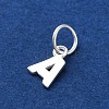 925 Sterling Silver Letter Charms STER-C012-01S-A-2