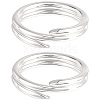 5Pcs 925 Sterling Silver Split Jump Rings STER-BBC0009-45B-7