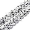 Spray Painted CCB Plastic Curb Chains AJEW-JB01047-04-1