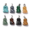 Natural & Synthetic Mixed Gemstone Pendants G-B127-08P-1