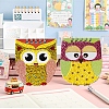 6 Books Mini Owl DIY Diamond Painting Notebook Kits DIAM-PW0010-12A-3