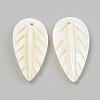 Natural Freshwater Shell Pendants SHEL-T017-36-2