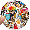 50Pcs 50 Styles Paper Cartoon Stickers Sets STIC-P004-23K-2