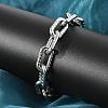 304 Stainless Steel Cable Chain Bracelets for Women Men BJEW-F488-67P-3