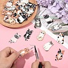 30Pcs 15 Styles Acrylic Pendants OACR-YW0002-64-4