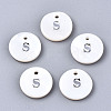 Natural Freshwater Shell Pendants SHEL-Q018-01A-S-P-1